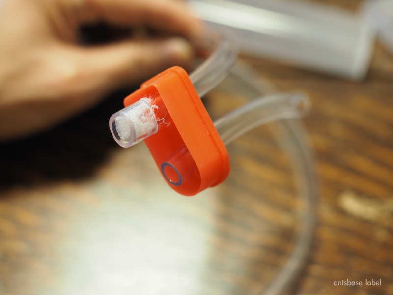 フィルターを取り付け