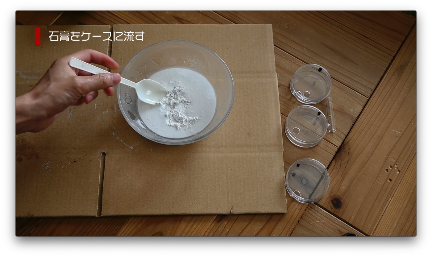 石膏を作る